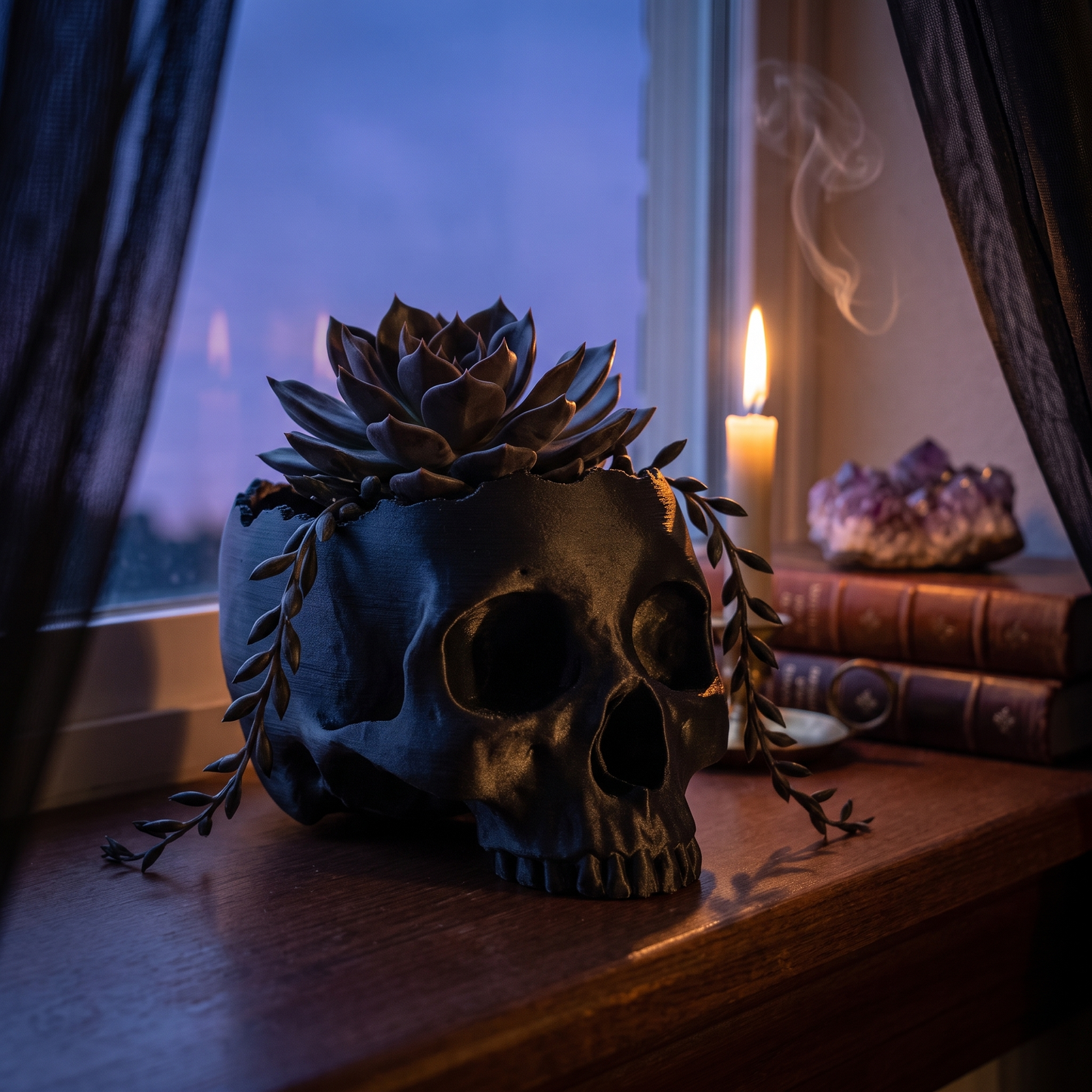 GraveBloom™ Gothic Hanging Planter